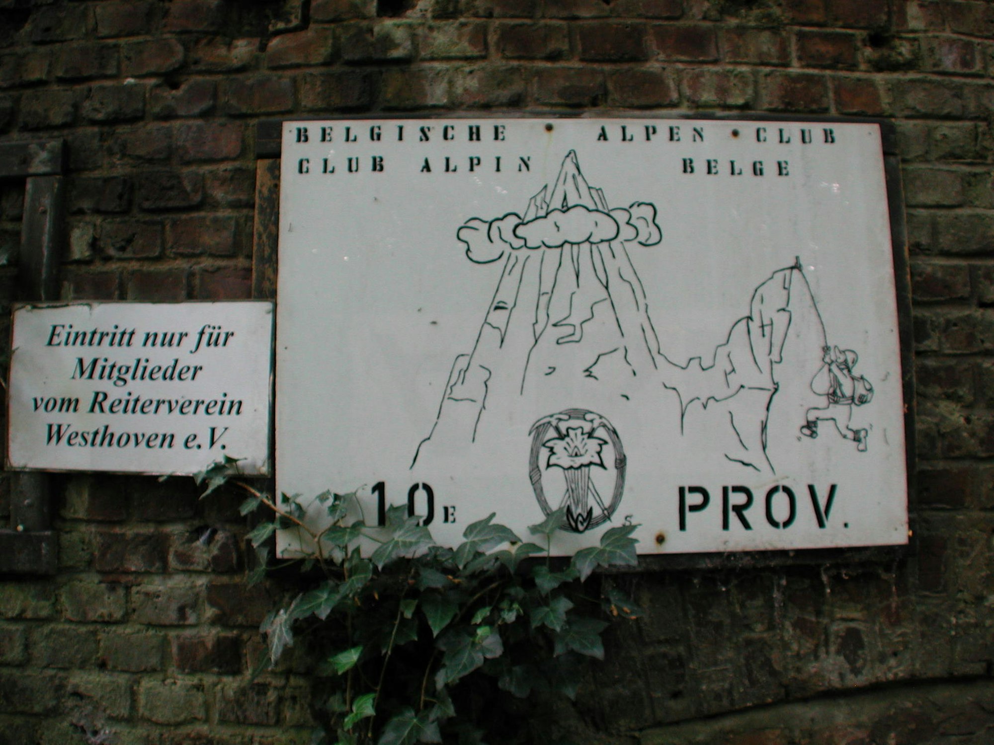 Alpenverein Schild