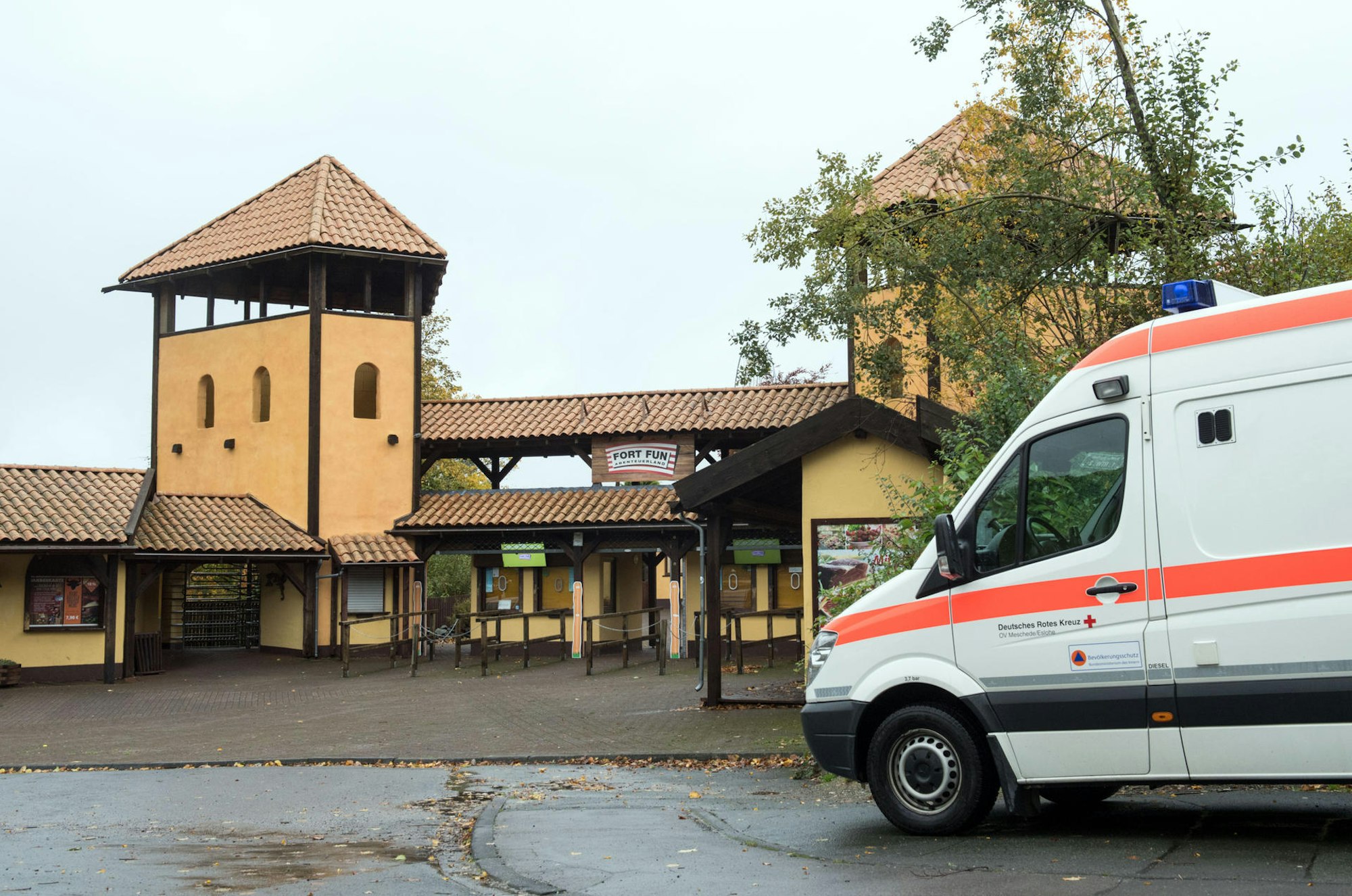 Fort Fun Trapper Slider Unfall 01_dpa