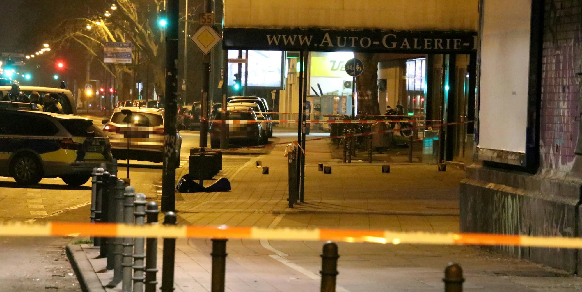 Aachener Straße abgesperrt