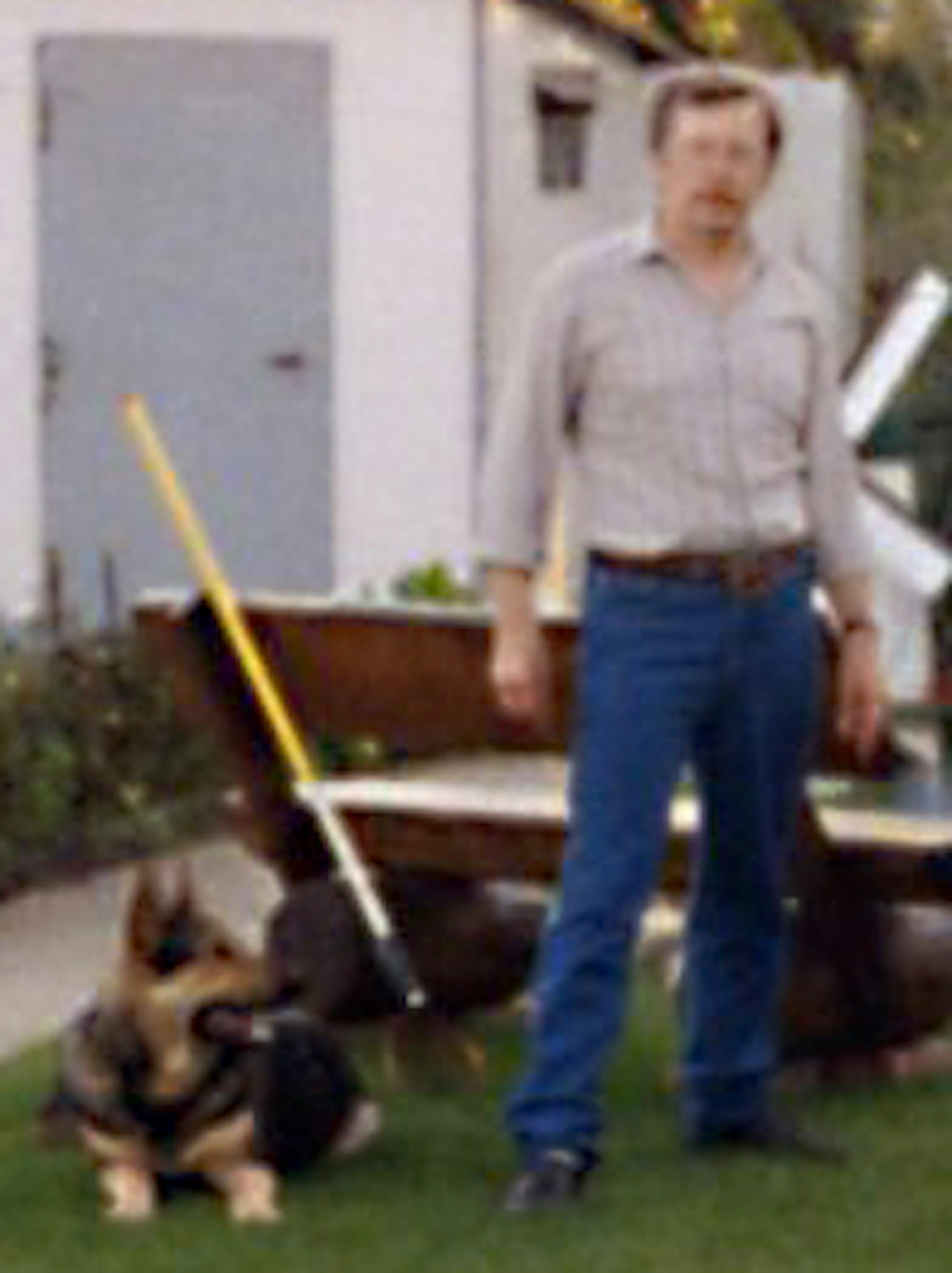 mit hund wilfried kalitz aus würselen