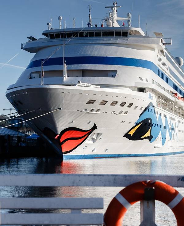 Aida-Kreuzfahrtschiff: Die Crew rettete jetzt 40 Geflüchtete. Unser Symbolbild stammt aus dem Jahr 2021.