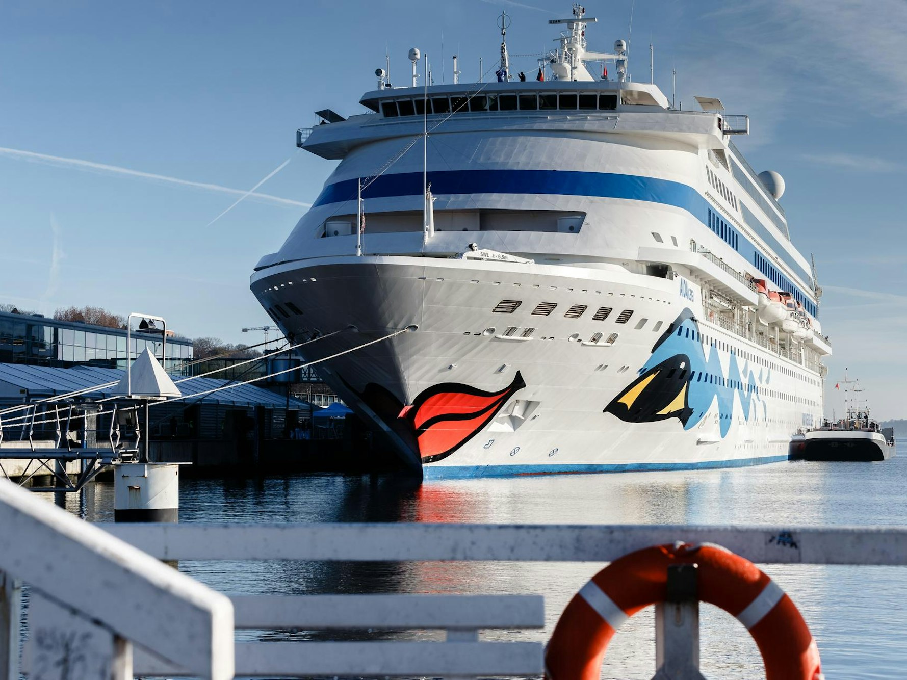 Aida-Kreuzfahrtschiff: Die Crew rettete jetzt 40 Geflüchtete. Unser Symbolbild stammt aus dem Jahr 2021.