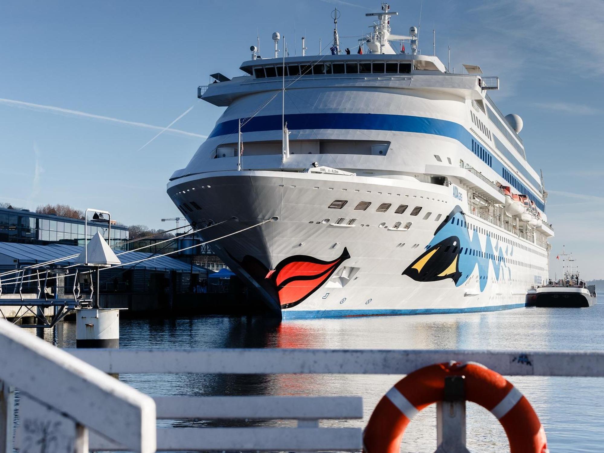 Aida-Kreuzfahrtschiff: Die Crew rettete jetzt 40 Geflüchtete. Unser Symbolbild stammt aus dem Jahr 2021.