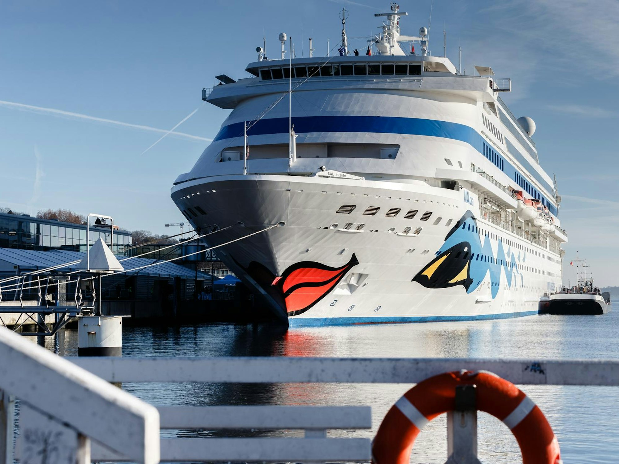 Aida-Kreuzfahrtschiff: Die Crew rettete jetzt 40 Geflüchtete. Unser Symbolbild stammt aus dem Jahr 2021.