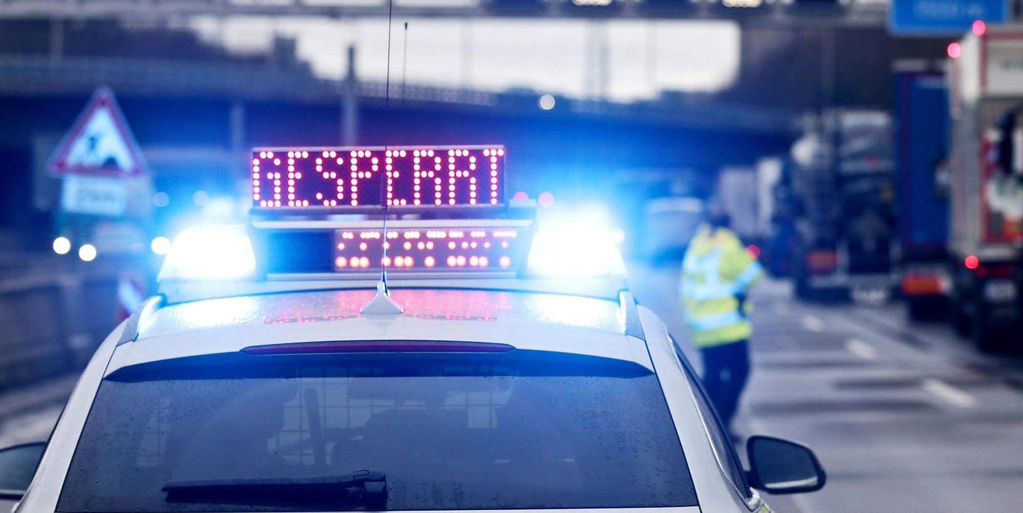 polizei unfall gesperrt