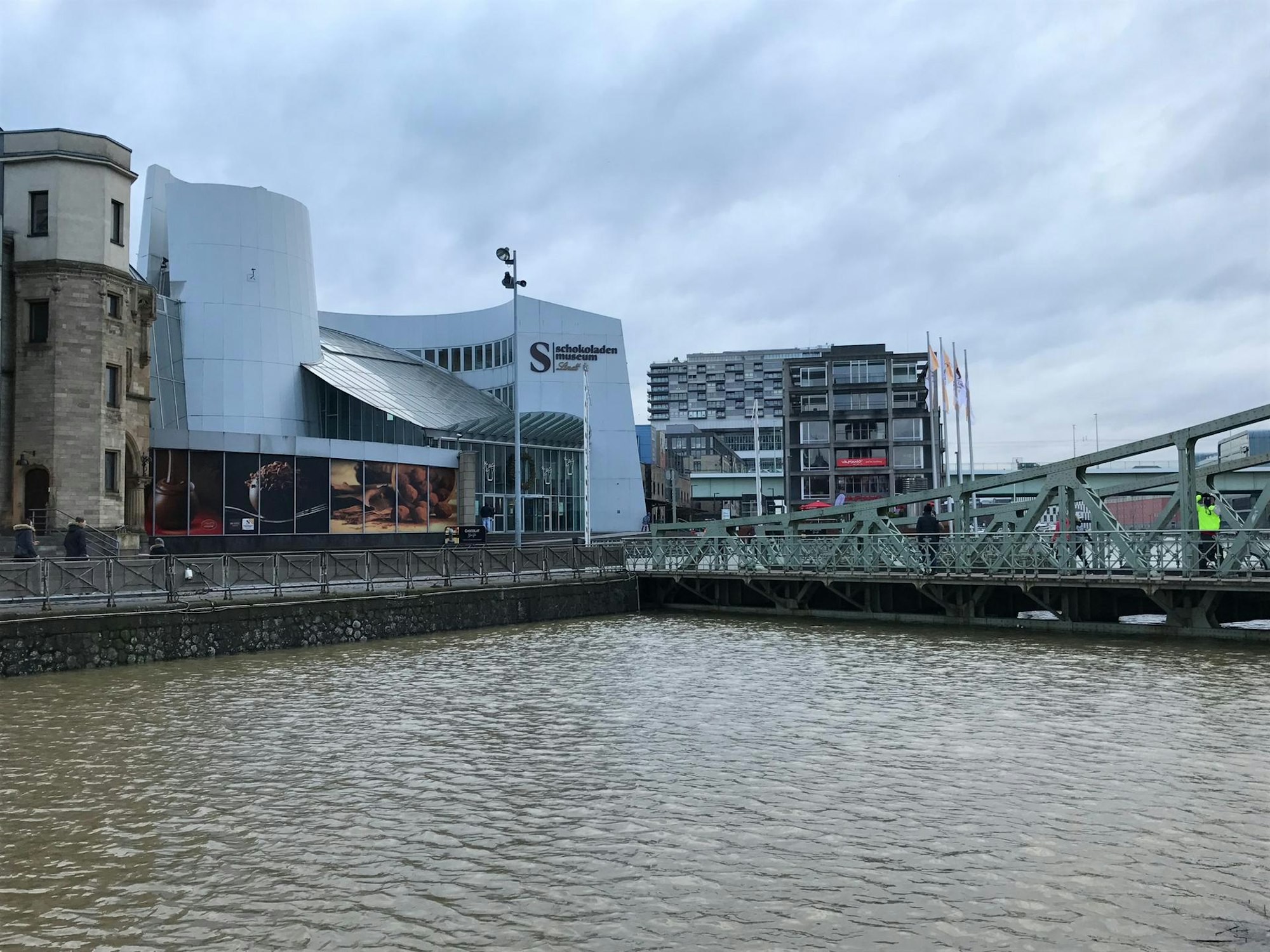 Hochwasser 2018 Schokoladenmuseum (2)