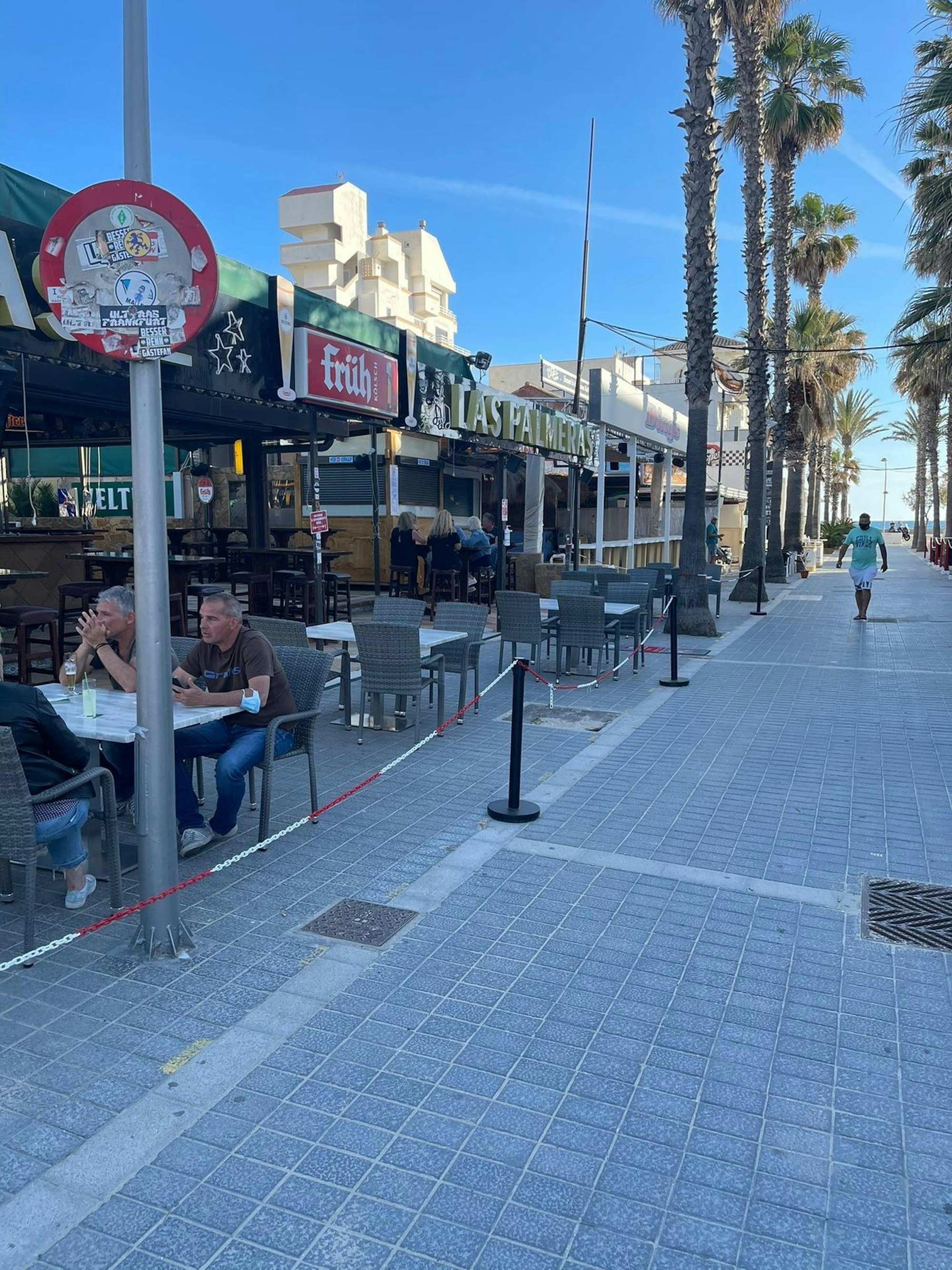 Leere Restaurants auf Mallorca