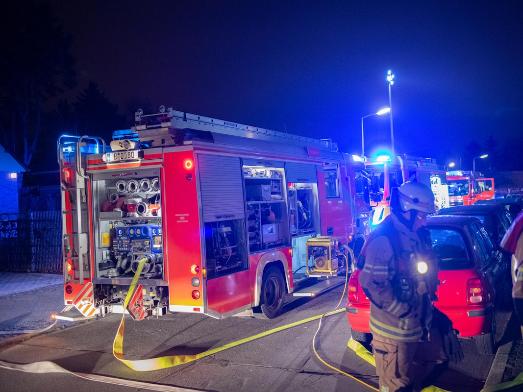 Feuerwehr im Einsatz am 26.12.2018 in Berlin