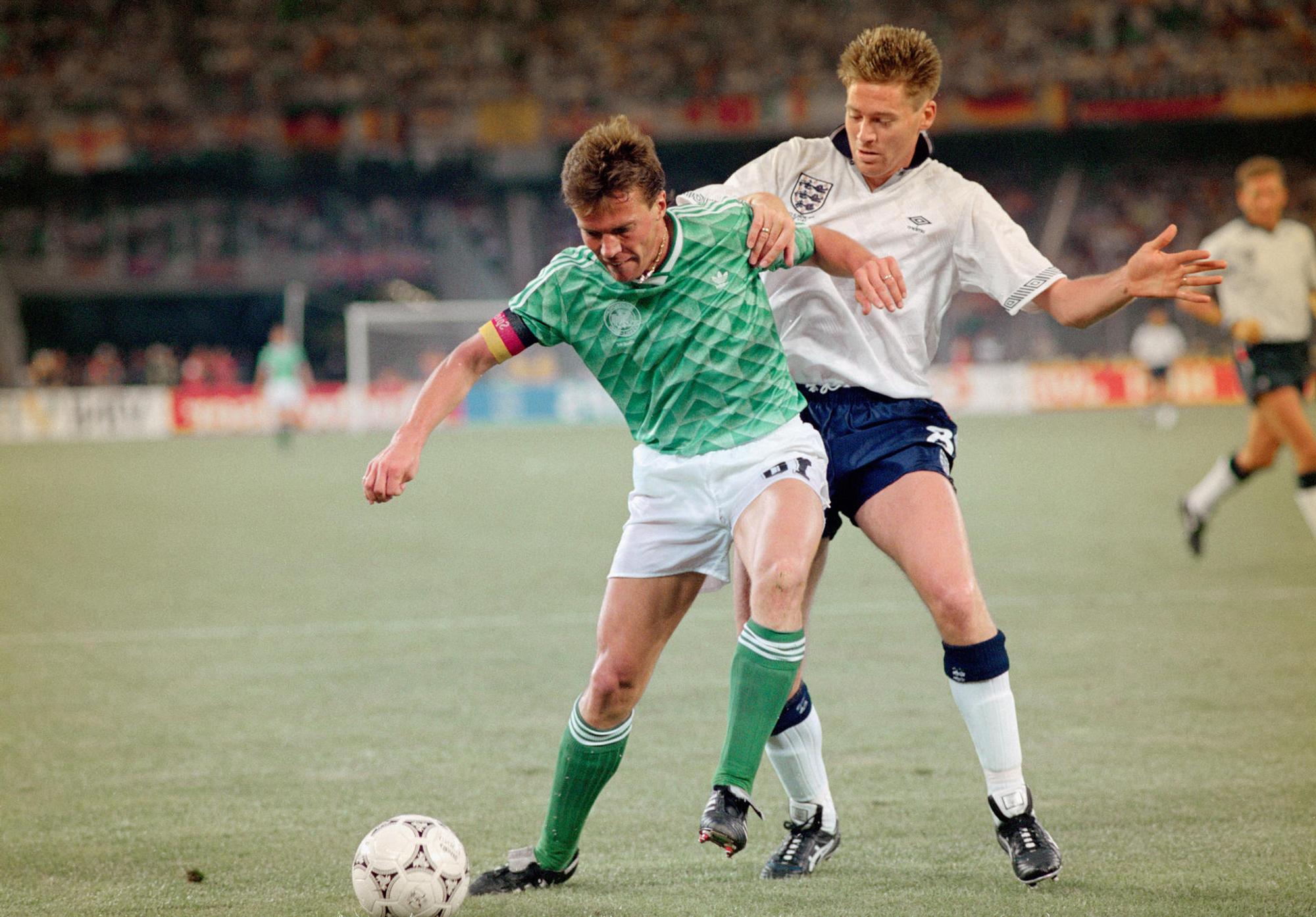 Lothar Matthäus im Spiel gegen England